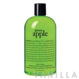 Philosophy Green Apple High Foaming Shampoo, Shower Gel And Bubble Bath