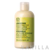 The Body Shop Lemongrass Deodorising Foot Powder Lotion