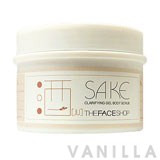 The Face Shop Sake Clarifying Gel Body Scrub