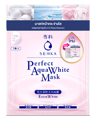 SENKA Perfect Aqua White Mask สูตร Extra White SENKA Perfect Aqua White Mask สูตร Extra White